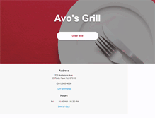 Tablet Screenshot of orderavos.com